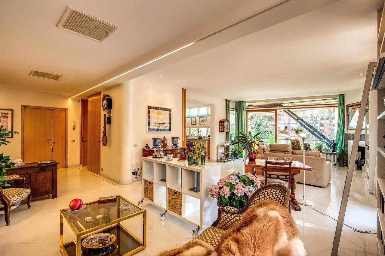 Terrazza Piccolomini: Elegant Apartment Stunning View Over Rome/St Peter'S Dome Exterior foto