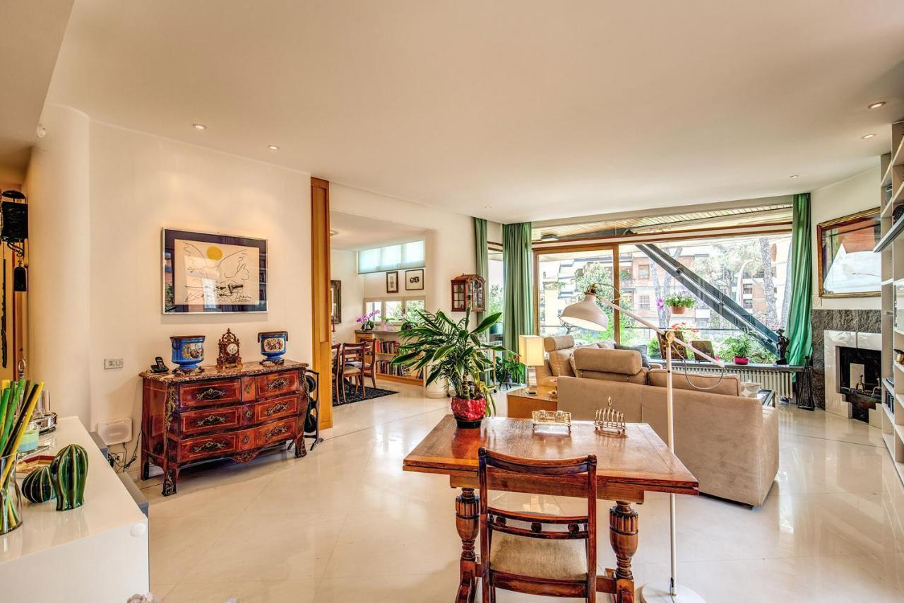 Terrazza Piccolomini: Elegant Apartment Stunning View Over Rome/St Peter'S Dome Exterior foto